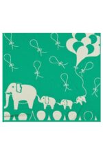 organicera organic tricot knit baby blanket elephant