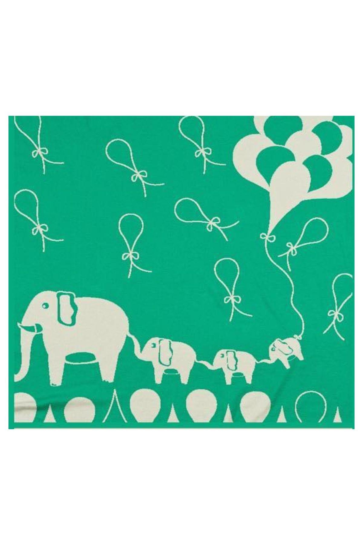 organicera-organic-tricot-knit-baby-blanket-elephant-80x90-cm-green-1 organicera organic tricot knit baby blanket elephant