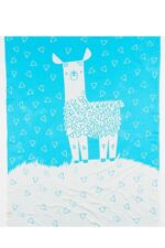 organicera organic tricot knit baby blanket lama