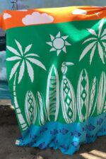 OrganicEra Organic Tricot Knit Baby Blanket, Thasos (110X140 cm), Green - Image 2